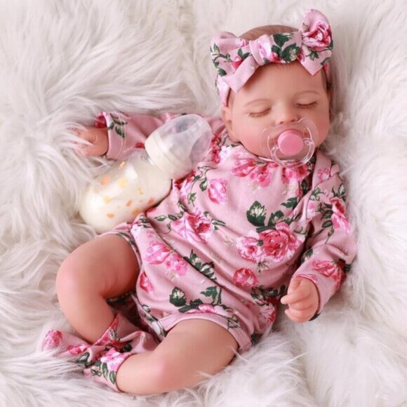 BABESIDE Lifelike Reborn Baby girl Dolls - 20 inch Sleeping Realistic - Picture 5 of 8